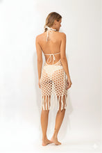 Charger l'image dans la galerie, Model Back: Rio De Sol Midi Dress Offwhite Serena Dress