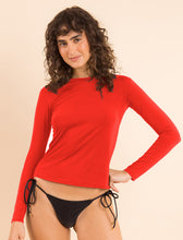 Charger l'image dans la galerie, Image 07: Rio De Sol Haut Rouge Rash-Guard