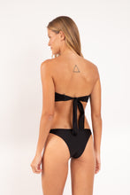 Charger l'image dans la galerie, Model Back: Rio De Sol Bas Bottom Shimmer-Black Leblon