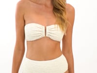 Charger et lire la vidéo dans la visionneuse de la Galerie, Video: Rio De Sol Bas Bottom Brisa-Offwhite Hotpants