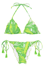 Charger l'image dans la galerie, Product Front: Rio De Sol Ensemble Set Green-Palms Frufru