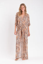 Charger l'image dans la galerie, Model Front: Rio De Sol Vêtement De Plage Leopard Long Dress
