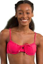 Charger l'image dans la galerie, Gallery: Rio De Sol Haut Top Dots-Virtual-Pink Balconet-Tie

