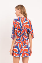Charger l'image dans la galerie, Model Back: Rio De Sol Mini Dress Leaves Mini Dress
