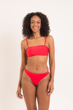 Charger l'image dans la galerie, Model Front: Rio De Sol Ensemble Set Rouge Bandeau-Reto Nice-Fio
