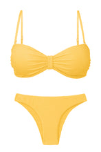 Charger l'image dans la galerie, Product Front: Rio De Sol Ensemble Set Malibu-Yellow Bandeau-Duo Essential
