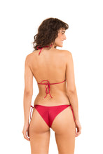Charger l'image dans la galerie, Model Back: Rio De Sol Bas Bottom Shimmer-Divino Cheeky-Tie
