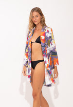 Charger l'image dans la galerie, Image 02: Rio De Sol Robe De Plage Garden-Flower Kimono

