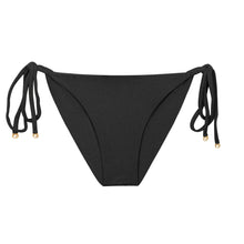 Charger l'image dans la galerie, Product Front: Rio De Sol Bas Bottom Malibu-Black Cheeky-Tie
