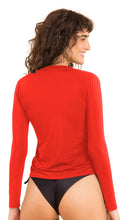 Charger l'image dans la galerie, Image 06: Rio De Sol Haut Rouge Rash-Guard
