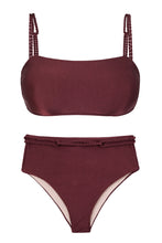 Charger l'image dans la galerie, Product Front: Rio De Sol Ensemble Set Barolo Bandeau-Reto Hotpants
