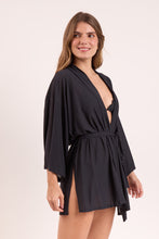 Charger l'image dans la galerie, Image 03: Rio De Sol Robe De Plage Black Kimono
