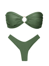 Charger l'image dans la galerie, Product Front: Rio De Sol Ensemble Set Shimmer-Croco Mavi Nara

