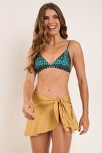 Charger l&#39;image dans la galerie, Fluity-Dourado Mini Skirt
