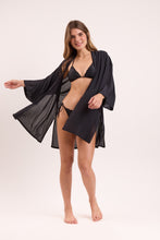 Charger l&#39;image dans la galerie, Image 11: Rio De Sol Robe De Plage Black Kimono
