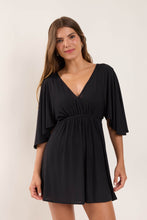 Charger l&#39;image dans la galerie, Model Front: Rio De Sol Mini Dress Black Mini Dress
