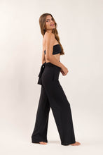 Charger l&#39;image dans la galerie, Image 03: Rio De Sol Pantalon De Plage Black Pants Knot
