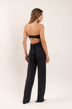 Charger l&#39;image dans la galerie, Model Back: Rio De Sol Pantalon De Plage Black Pants Knot
