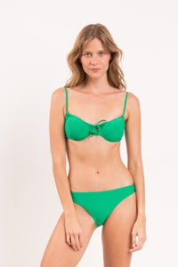 Model Front: Rio De Sol Bas Bottom Dots-Tambourine Essential-Comfy