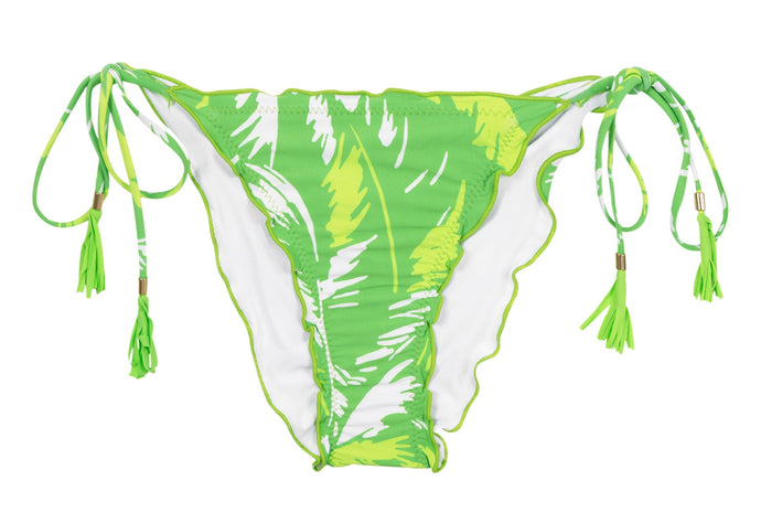 Product Front: Rio De Sol Bas Bottom Green-Palms Frufru-Comfy