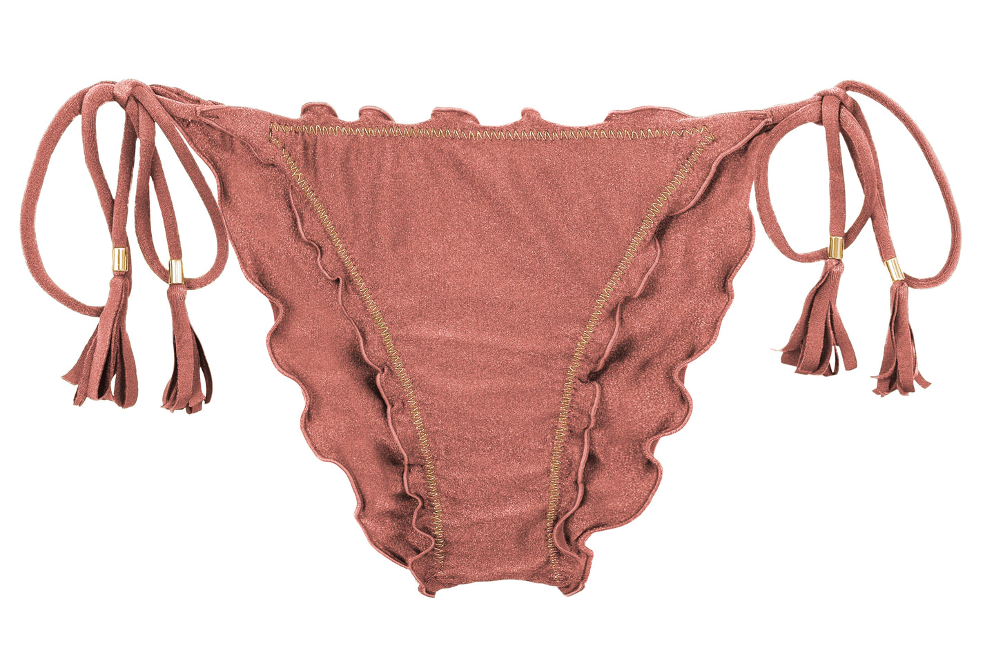 Product Front: Rio De Sol Bas Bottom Shimmer-Copper Frufru-Comfy