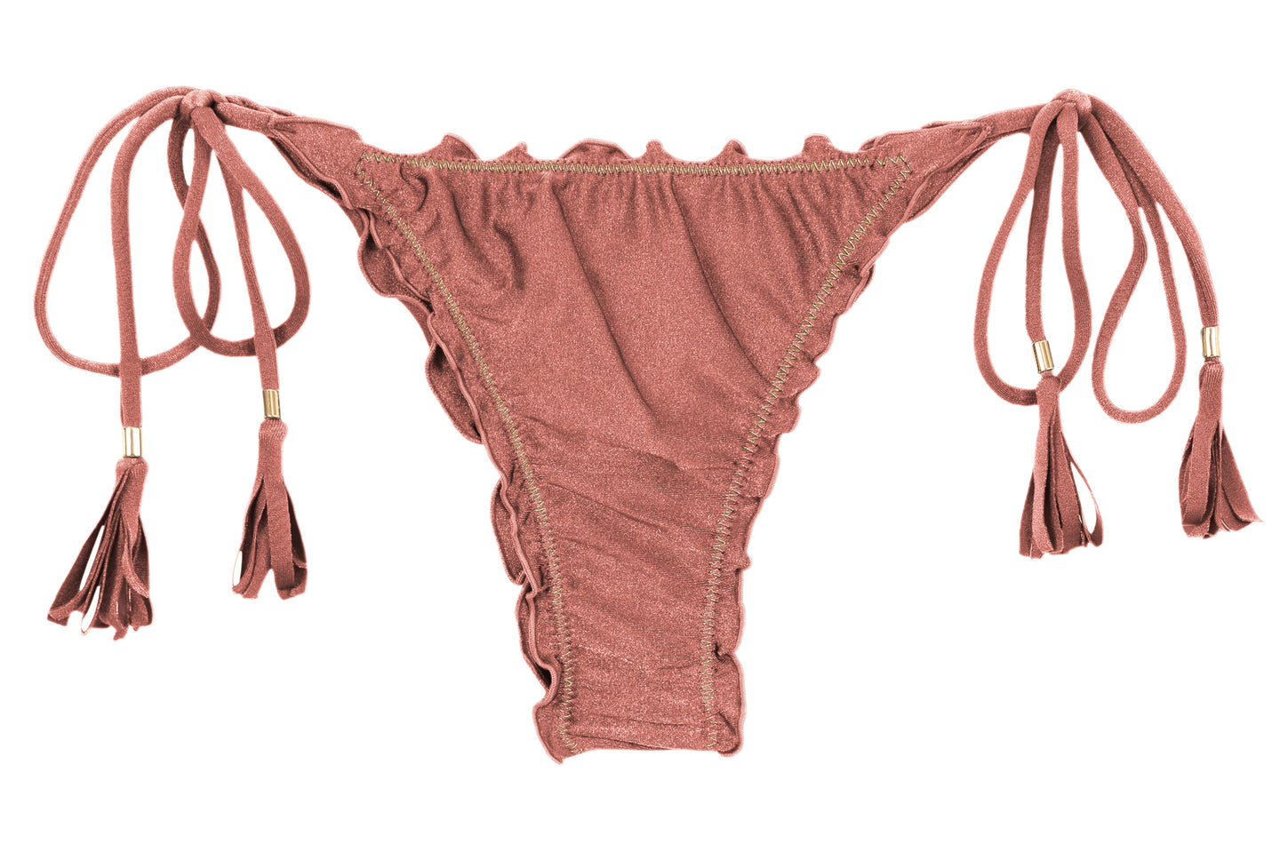 Product Front: Rio De Sol Bas Bottom Shimmer-Copper Frufru-Fio