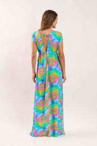 Model Back: Rio De Sol Vêtement De Plage Fusion Long Dress Soleil