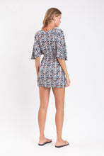 Charger l&#39;image dans la galerie, Model Back: Rio De Sol Mini Dress Ikat Mini Dress
