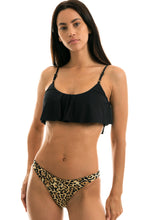 Charger l&#39;image dans la galerie, Gallery: Rio De Sol Ensemble Leopardo Black Babado
