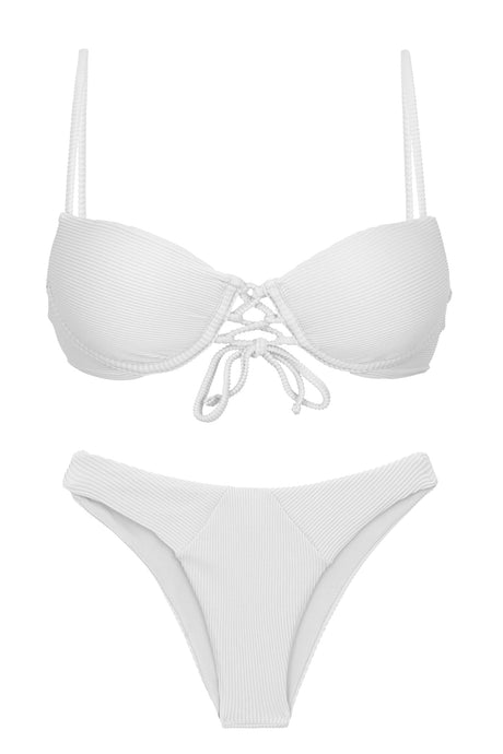 Product Front: Rio De Sol Ensemble Set Cotele-Branco Balconet-Pushup Lisboa