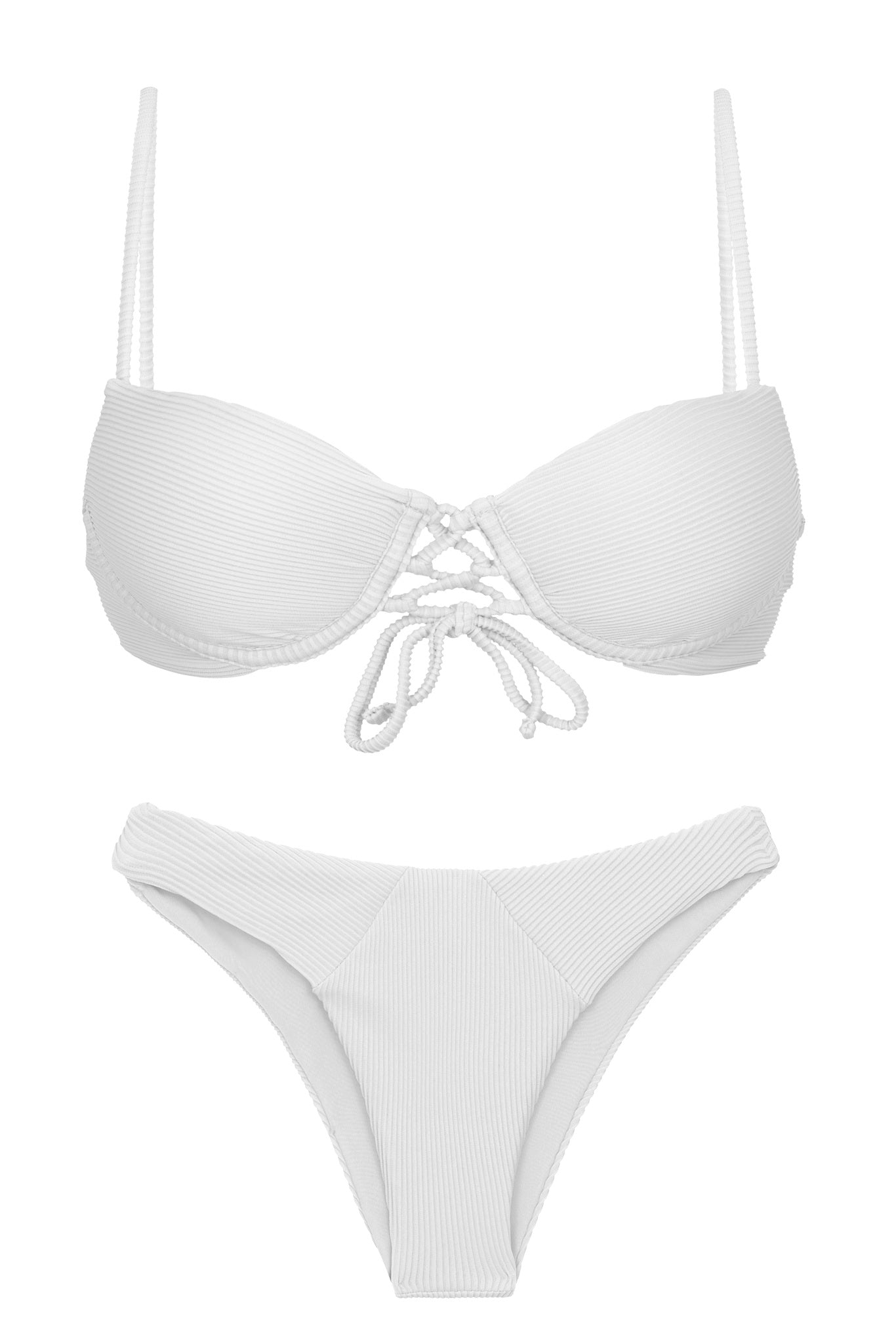 Product Front: Rio De Sol Ensemble Set Cotele-Branco Balconet-Pushup Lisboa