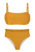 Charger l&#39;image dans la galerie, Product Front: Rio De Sol Ensemble Set Damasco Bandeau-Reto Hotpants
