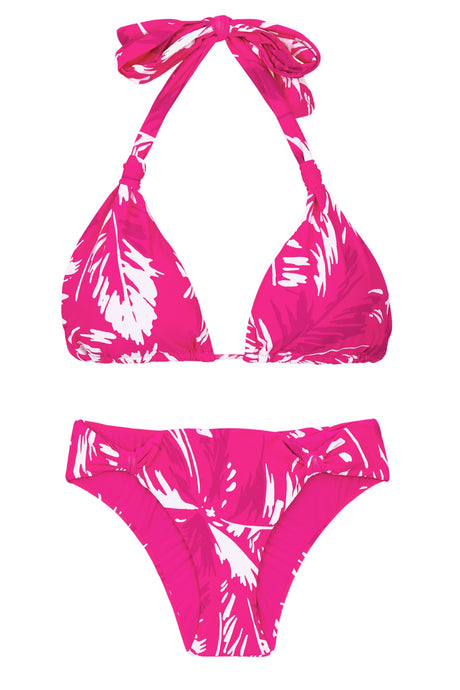 Product Front: Rio De Sol Ensemble Set Pink-Palms Mel
