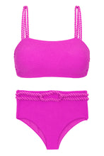 Charger l&#39;image dans la galerie, Product Front: Rio De Sol Ensemble Set St-Tpz-Pink Reto Hotpant-High
