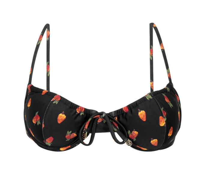 Product Front: Rio De Sol Haut Top Cashew Balconet-Tie