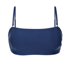 Product Front: Rio De Sol Haut Top Navy Bandeau-Reto