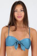 Charger l&#39;image dans la galerie, Gallery: Rio De Sol Haut Top Shimmer-Baltic-Sea Bandeau-Knot
