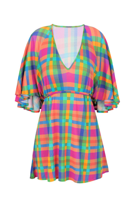 Product Front: Rio De Sol Mini Dress Tulip-Garden Mini Dress