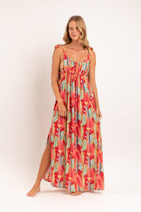 Sea-Bloom Long Dress Chiara
