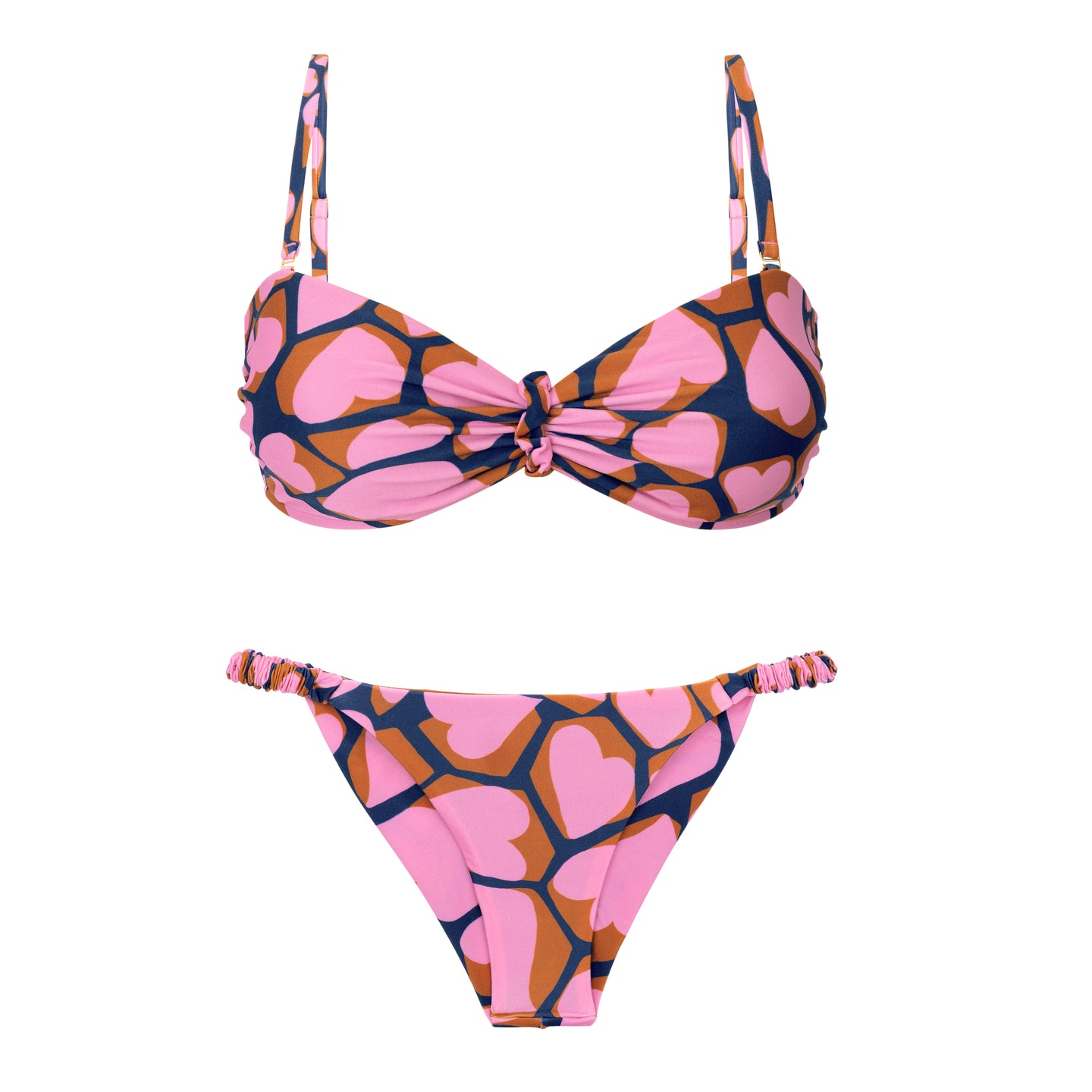 Set Amore-Pink Bandeau-Crispy Cheeky-Crispy