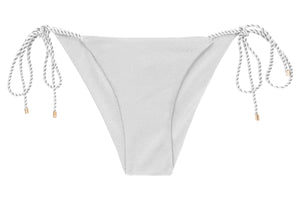 Bottom Shimmer-White Cheeky-Rope