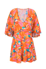 Charger l&#39;image dans la galerie, Orange Bloom Mini Dress
