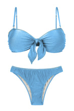 Charger l&#39;image dans la galerie, Set Shimmer-Baltic-Sea Bandeau-Knot Essential
