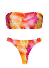 Charger l&#39;image dans la galerie, Set Tiedye-Red Bandeau-Reto Fio
