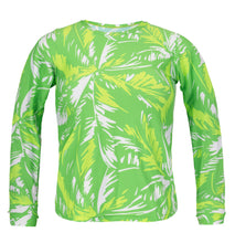 Charger l&#39;image dans la galerie, Top Green-Palms Rash-Guard
